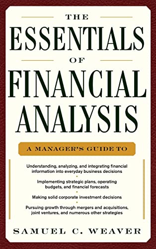 The Essentials of Financial Analysis von McGraw-Hill Education